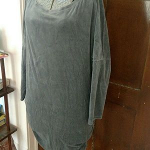 Velvet-feel tunic/dress